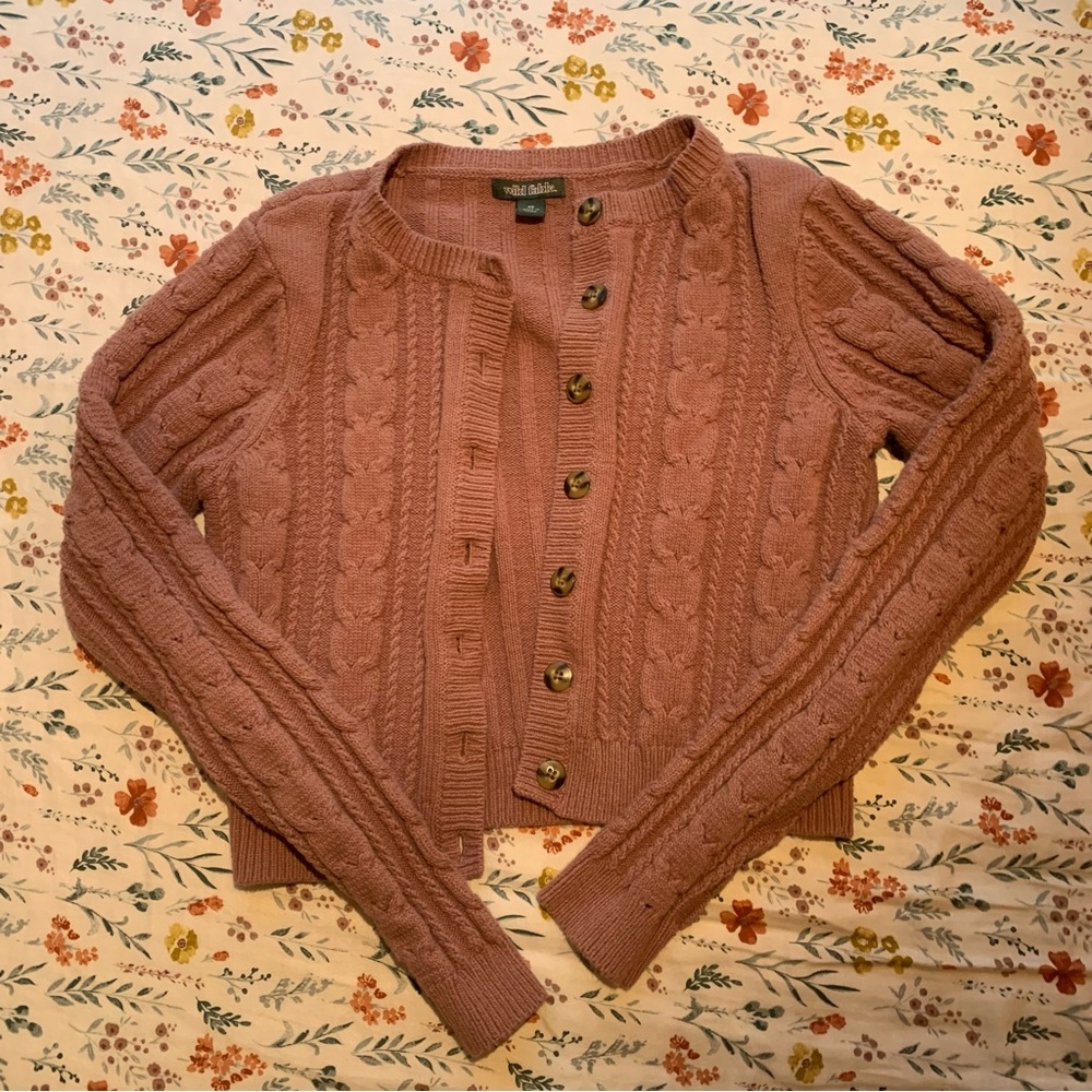 wild fable pink sweater xs